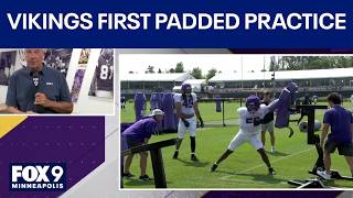 Vikings' defense shines on first day of pads at training camp