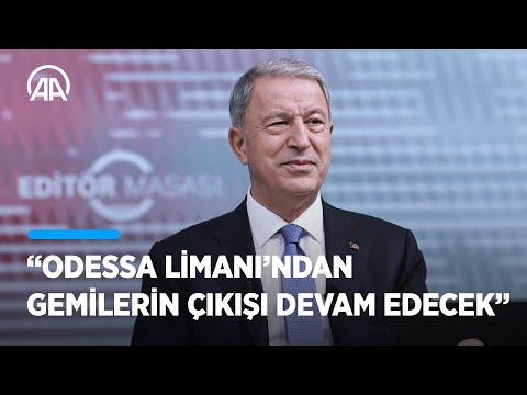 Milli Savunma Bakanı Akar, AA Editör Masası'na konuk oldu