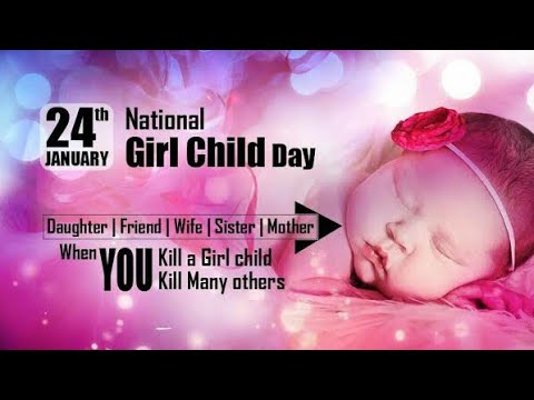 National Girl child Day whatsapp status | National Girl child Day