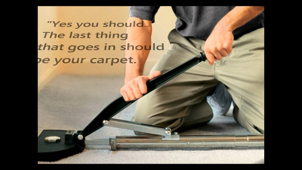 Install Carpet or Tile (818) 2393086 What to install first carpet or