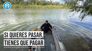 Así es como los migrantes cruzan a Estados Unidos por Tamaulipas a través del Río Bravo