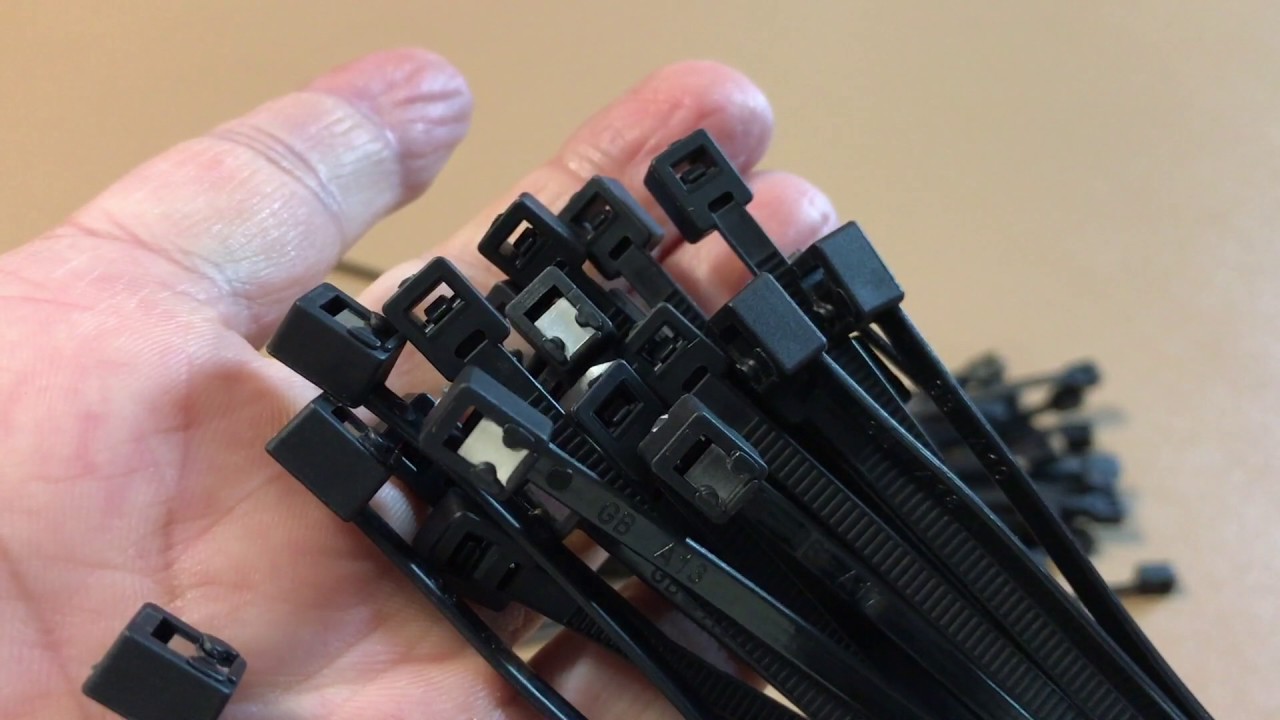 Selfcutting cable ties How does it work? YouTube