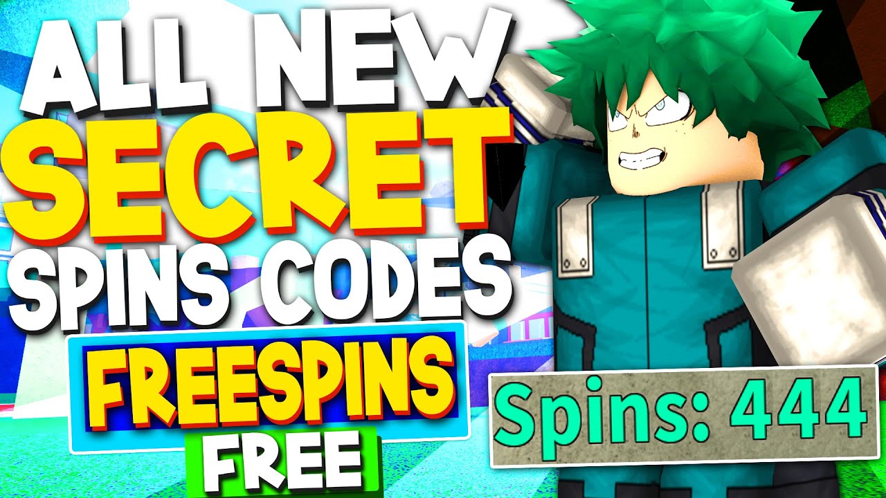 ALL NEW *LEGENDARY SPINS* CODES in MY HERO MANIA CODES! (Roblox My Hero  Mania Codes) (2022) 