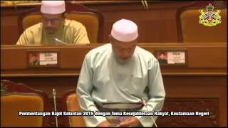 Pembentangan Bajet Kelantan 2015 oleh YAB Ustaz Dato' Haji Ahmad Yakob