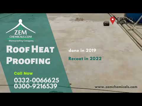 Repeat Client - Roof Heat Proofing Recoat Done after 3 years at Clifton