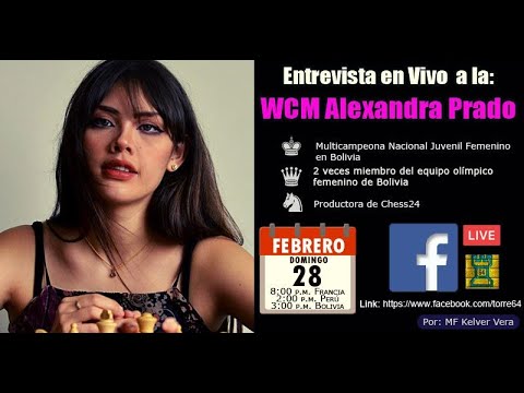 Entrevista a la WCM Alexandra Prado Serrano