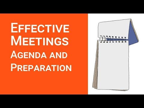 Video: Care întâlniri au agendă?