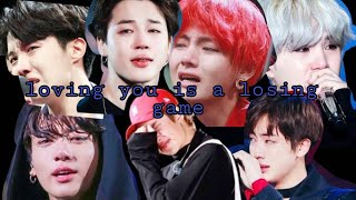 Loving you is a losing game | BTS sad fmv | Resimi