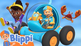 Under The Sea! | Blippi and Meekah Podcast | Moonbug Kids - Fun Stories and Colors