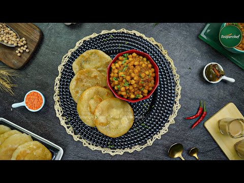 Meethi Puri with Masala Chana Recipe by SooperChef (Sehri Recipes) | Ramzan Special