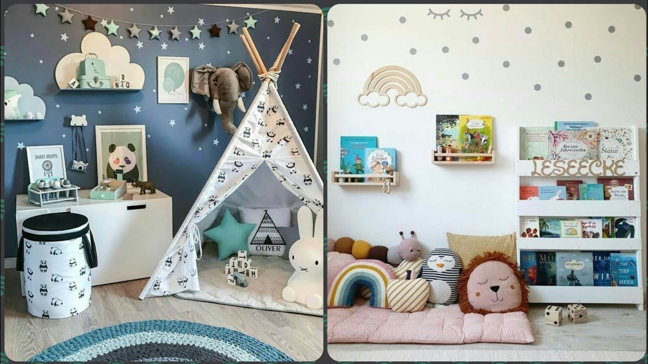 20+ Amazing Kids Playrooms Ideas Kids Room Decorating Ideas With