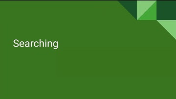AP CS A Unit 7 Lesson 4 - Searching