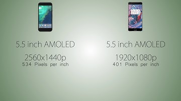 Pixel XL vs Oneplus 3 - Comparison video