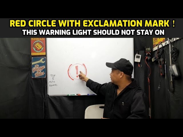 Exclamation mark 2024 in car