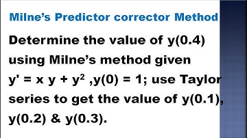 SNM | MA3251 |  Milne’s Predictor corrector method | Problem in Tamil