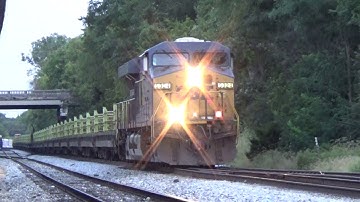 Solo CSX ES40DC 5324 w/ K5LA Leads Rail Train J001-18 on 9/18/20