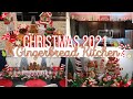 Christmas 2021 Gingerbread Kitchen 🎄| Decorate With Me Kitchen & Dining Room Gingerbread Theme