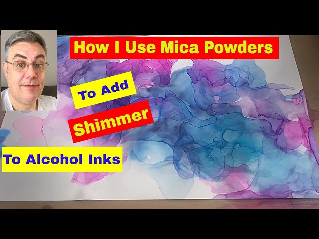 Effects of Colorant Alcohol Ink Acrylic Paint Pigment and Mica Powder in  Resin 