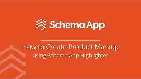How to create product markup with Schema App