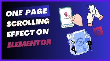 How To Make Your Website A One Page Scroll Using Elementor | On WordPress