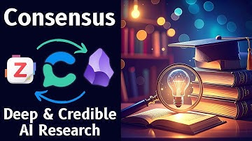 What Is Consensus AI? 📚 Fast & Credible Research (Obsidian + Zotero)