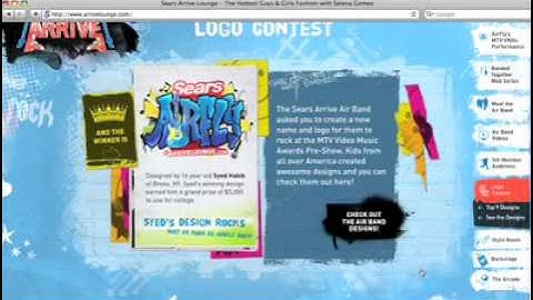 Sears Arrive Lounge Digital Campaign