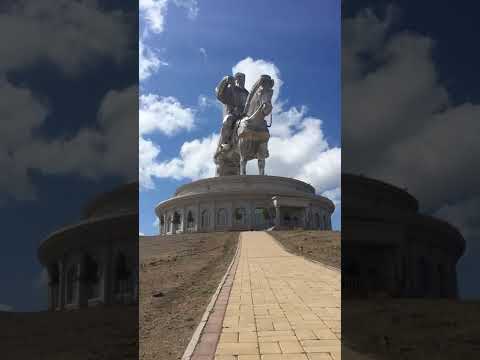 Videó: Dzsingisz kán Mongóliában (emlékmű): hely, magasság, fotó