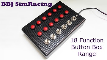 BBJ SimRacing 18 function Button Box range. Overview.