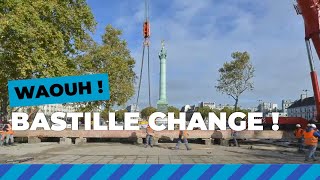 Le Chantier De La Bastille En Timelapse Paris Se Transforme Ville De Paris
