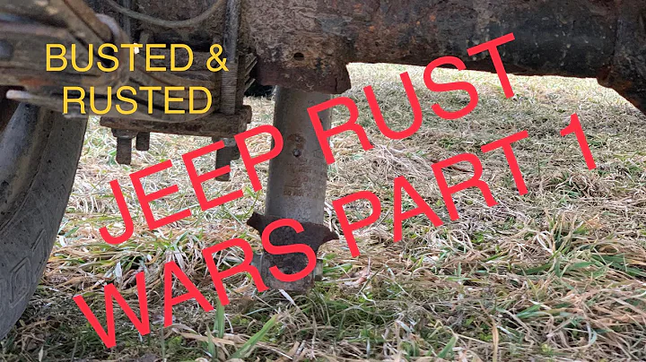 Jeep Rust Wars Part 1 : Rear Lower Shock Mount Repair & Reinforcement