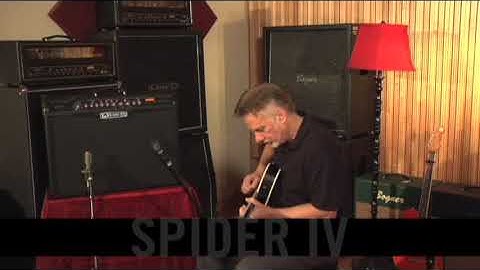 Pete Anderson demos Spider IV Pt. 1 | Line 6