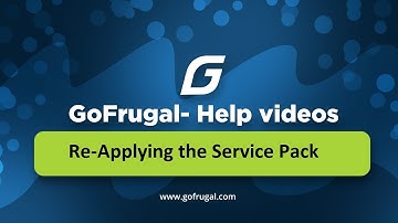 GoFrugal RPOS7 - Re-applying the service pack