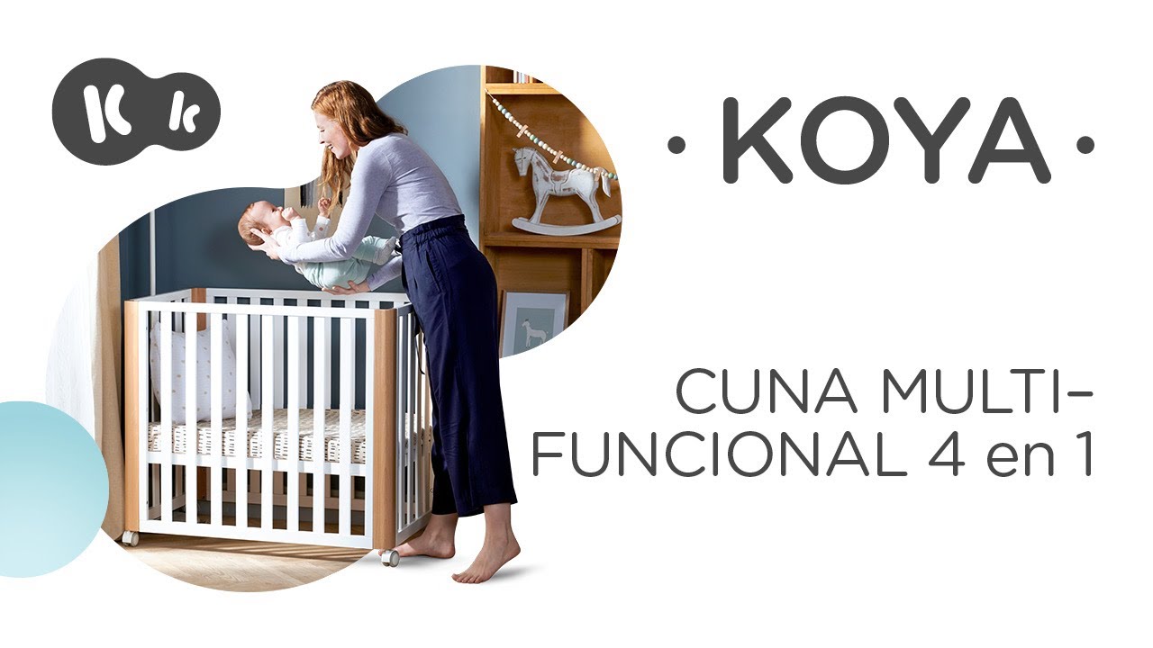 KINDERKRAFT KOYA MINICUNA Y CUNA TODO EN UNA