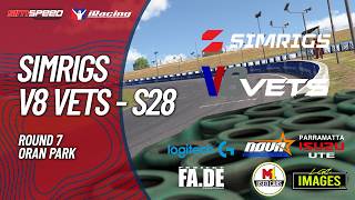 iRacing // SimRigs V8 Vets Championship // Season 28 // Round 7 at Oran Park