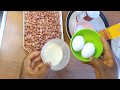 Coated peanut/How to make coated peanut/Homemade Nkatie burger/GHANAIAN BEST SNACK