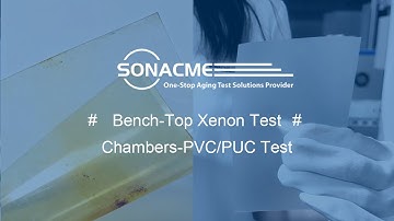 Bench Top Xenon Test Chambers PVCPUC Test
