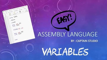 variables in assembly language in Hindi/ Urdu