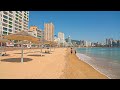 Morning Walk Gwangalli Beach and Wave Sounds Ambience | Korea Travel Guide 4K HDR
