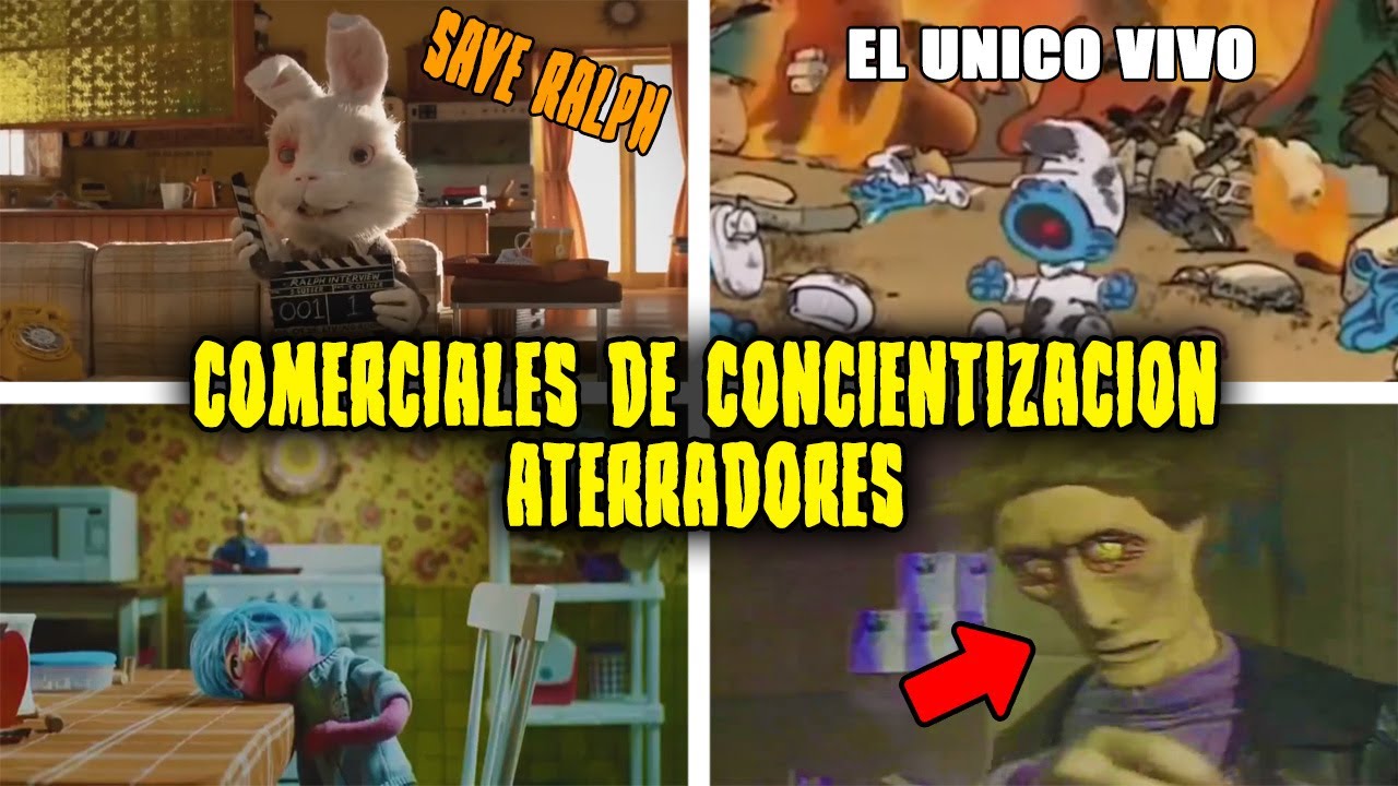 10 Comerciales Animados de Concientización Aterradores e Inquietantes de Ver
