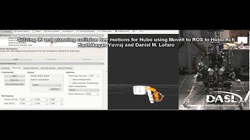 Solving IK and planning collision free motions for the Hubo robot using MoveIt to ROS to Hubo-Ach