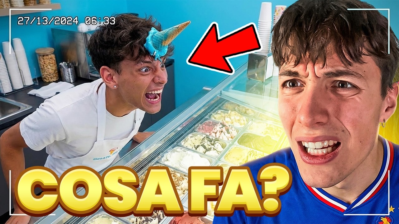 PIANGO dal RIDERE... Reagisco a Gelataio IMPAZZISCE Davanti ai Clienti!