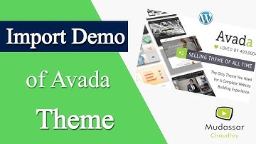 Avada Theme Setup | Make a website using Avada WordPress Theme with demo import