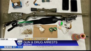 Two arrested by Redding Police after drugs, weapon found in home