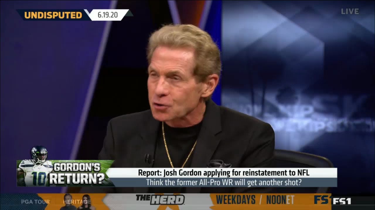 UNDISPUTED - Skip Bayless reacts to All- Pro WR Josh Gordon applying for reinstatement to NFL