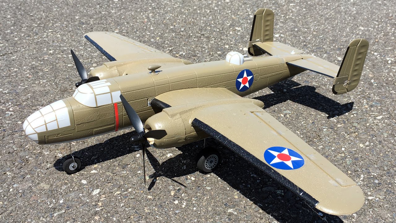 Maiden Flight Only - E-flite UMX B-25 Mitchell BNF Basic WWII