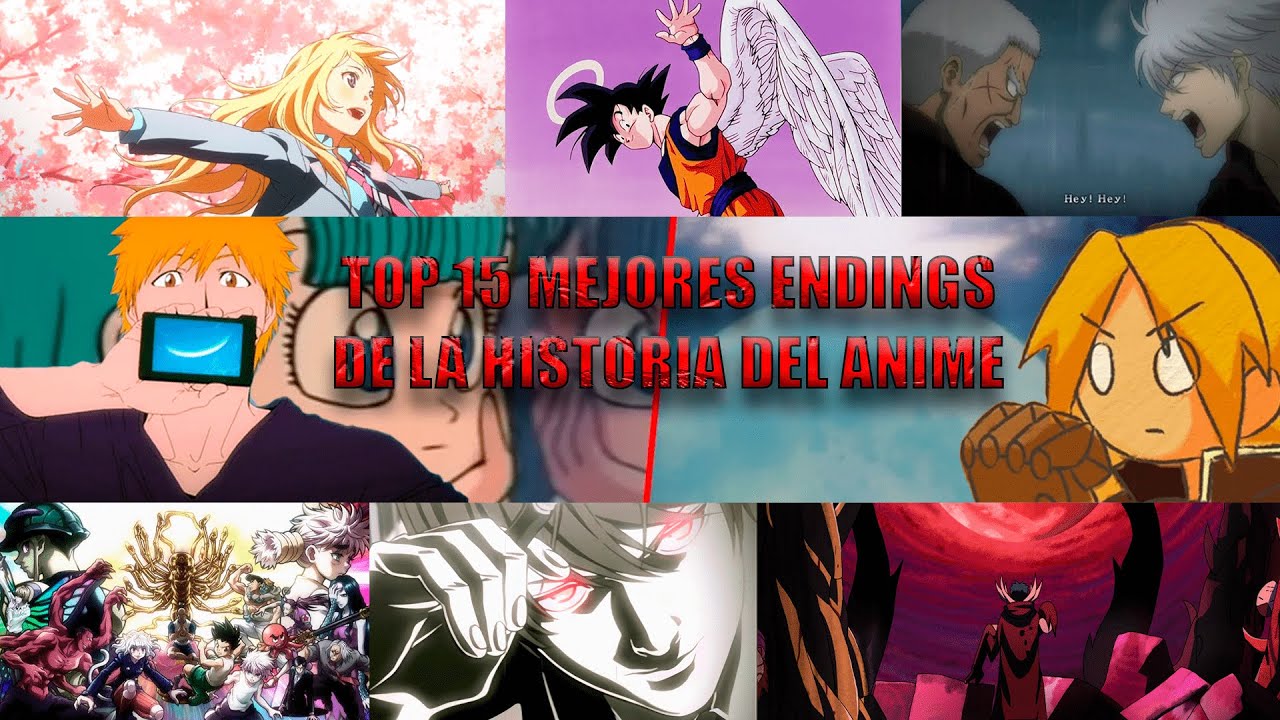 🥇LOS MEJORES ENDINGS EN LA HISTORIA DEL ANIME / TOP 15 #anime #manga # ...