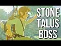 Zelda breath of the wild  stone talus boss no commentary
