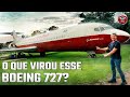 Por dentro da sucata de um boeing 727