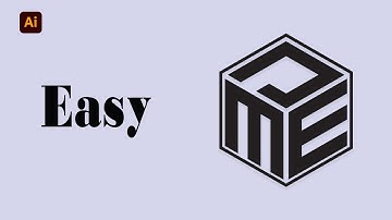 3D Cube Logo Design | Adobe Illustrator Tutorials | In Grid