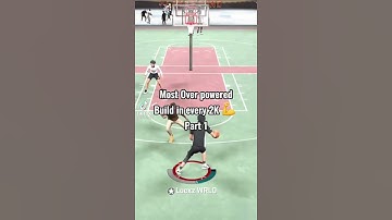 Most Overpowered Build In Every 2K pt1🤫🔥 #nba2k21 #2k21 #shorts